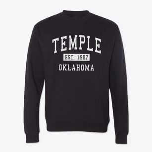 Temple Oklahoma Classic Established Crewneck Sweatshirt