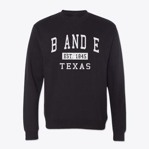 B And E Texas Classic Established Crewneck Sweatshirt