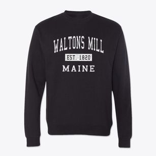 Waltons Mill Maine Classic Established Crewneck Sweatshirt