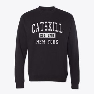 Catskill New York Classic Established Crewneck Sweatshirt