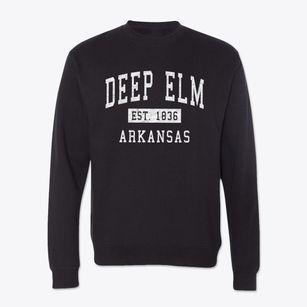 Deep Elm Arkansas Classic Established Crewneck Sweatshirt