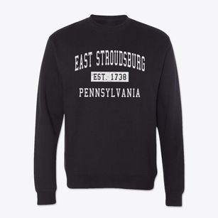 East Stroudsburg Pennsylvania Classic Established Crewneck Sweatshirt