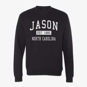 Jason North Carolina Classic Established Crewneck Sweatshirt