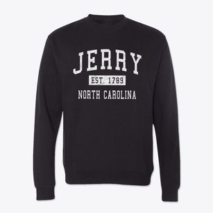 Jerry North Carolina Classic Established Crewneck Sweatshirt
