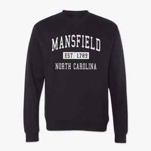 Mansfield North Carolina Classic Established Crewneck Sweatshirt