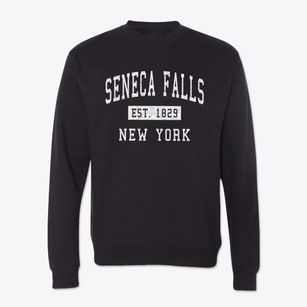 Seneca Falls New York Classic Established Crewneck Sweatshirt