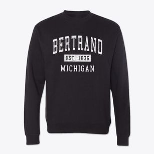 Bertrand Michigan Classic Established Crewneck Sweatshirt