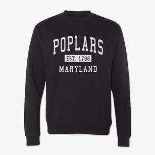 Poplars Maryland Classic Established Crewneck Sweatshirt