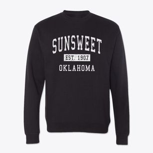 Sunsweet Oklahoma Classic Established Crewneck Sweatshirt