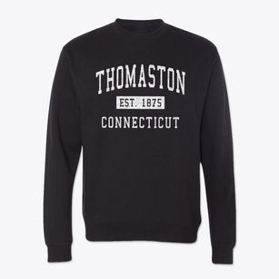 Thomaston Connecticut Classic Established Crewneck Sweatshirt