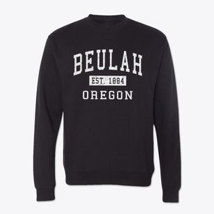 Beulah Oregon Classic Established Crewneck Sweatshirt