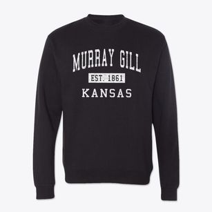 Murray Gill Kansas Classic Established Crewneck Sweatshirt