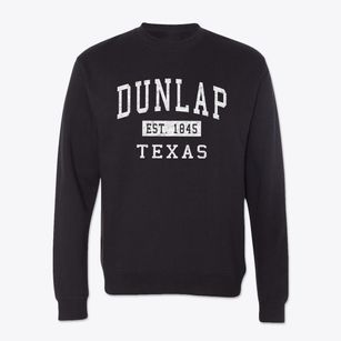 Dunlap Texas Classic Established Crewneck Sweatshirt