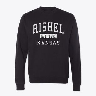 Rishel Kansas Classic Established Crewneck Sweatshirt