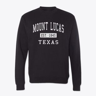 Mount Lucas Texas Classic Established Crewneck Sweatshirt