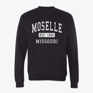 Moselle Missouri Classic Established Crewneck Sweatshirt