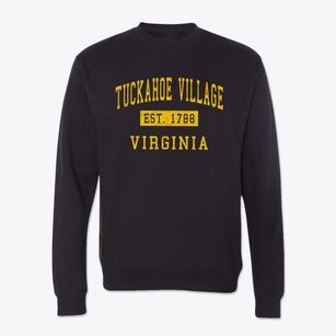 Tuckahoe Village Virginia Classic Established Crewneck Sweatshirt