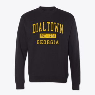 Dialtown Georgia Classic Established Crewneck Sweatshirt