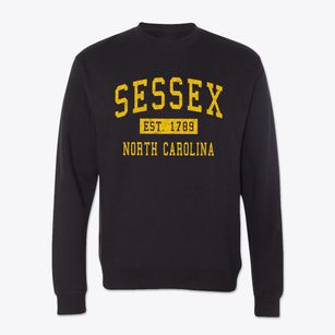 Sessex North Carolina Classic Established Crewneck Sweatshirt