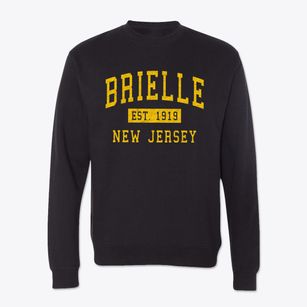Brielle New Jersey Classic Established Crewneck Sweatshirt