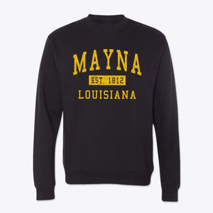 Mayna Louisiana Classic Established Crewneck Sweatshirt