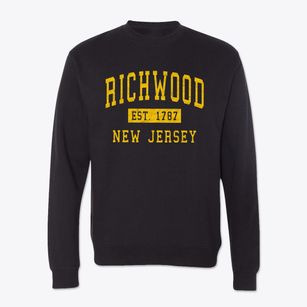 Richwood New Jersey Classic Established Crewneck Sweatshirt