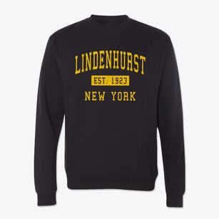 Lindenhurst New York Classic Established Crewneck Sweatshirt