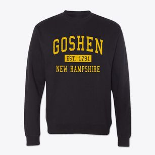 Goshen New Hampshire Classic Established Crewneck Sweatshirt