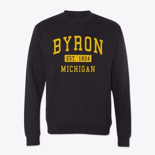 Byron Michigan Classic Established Crewneck Sweatshirt
