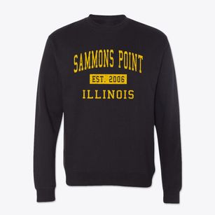Sammons Point Illinois Classic Established Crewneck Sweatshirt