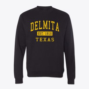 Delmita Texas Classic Established Crewneck Sweatshirt