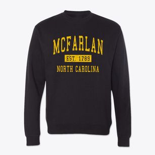 Mcfarlan North Carolina Classic Established Crewneck Sweatshirt