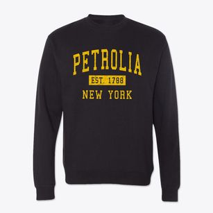 Petrolia New York Classic Established Crewneck Sweatshirt