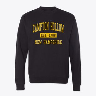 Campton Hollow New Hampshire Classic Established Crewneck Sweatshirt