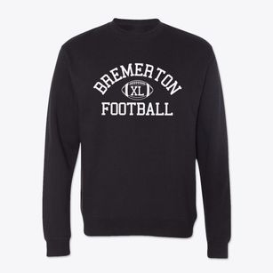 Bremerton Junior High School Classic Football Crewneck Sweatshirt
