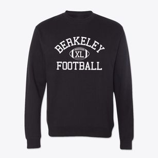Berkeley School Classic Football Crewneck Sweatshirt