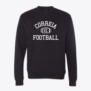 Correia Junior High School Classic Football Crewneck Sweatshirt
