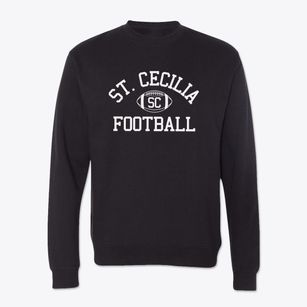 Saint Cecilia School Classic Football Crewneck Sweatshirt