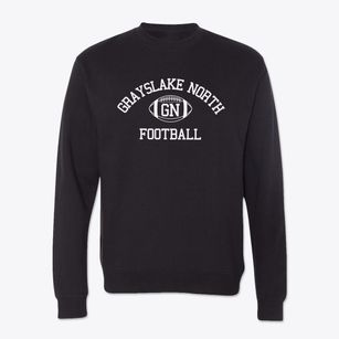 Grayslake North High School Classic Football Crewneck Sweatshirt