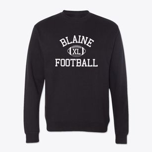Blaine High School Classic Football Crewneck Sweatshirt