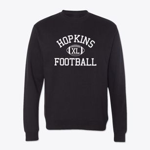 Hopkins High School Classic Football Crewneck Sweatshirt