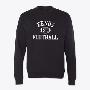 Xenos Christian School Classic Football Crewneck Sweatshirt