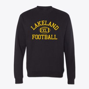 Lakeland High School Classic Football Crewneck Sweatshirt