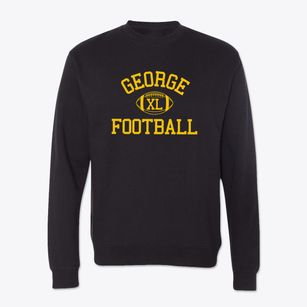 George Community School Classic Football Crewneck Sweatshirt