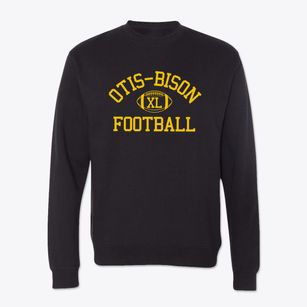 Otis-bison High School Classic Football Crewneck Sweatshirt