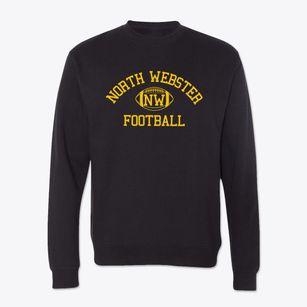 North Webster High School Classic Football Crewneck Sweatshirt