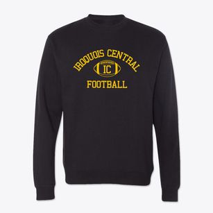 Iroquois Central Schools Classic Football Crewneck Sweatshirt