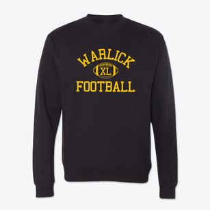 Warlick School Classic Football Crewneck Sweatshirt