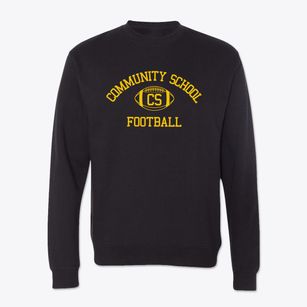Community School Of Davidson Classic Football Crewneck Sweatshirt