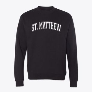 Saint Matthew Lutheran School Varsity Arch Crewneck Sweatshirt
